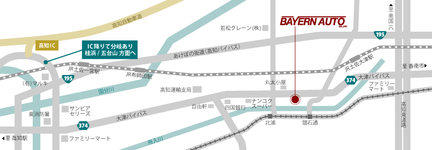 バイエルン・オート　地図